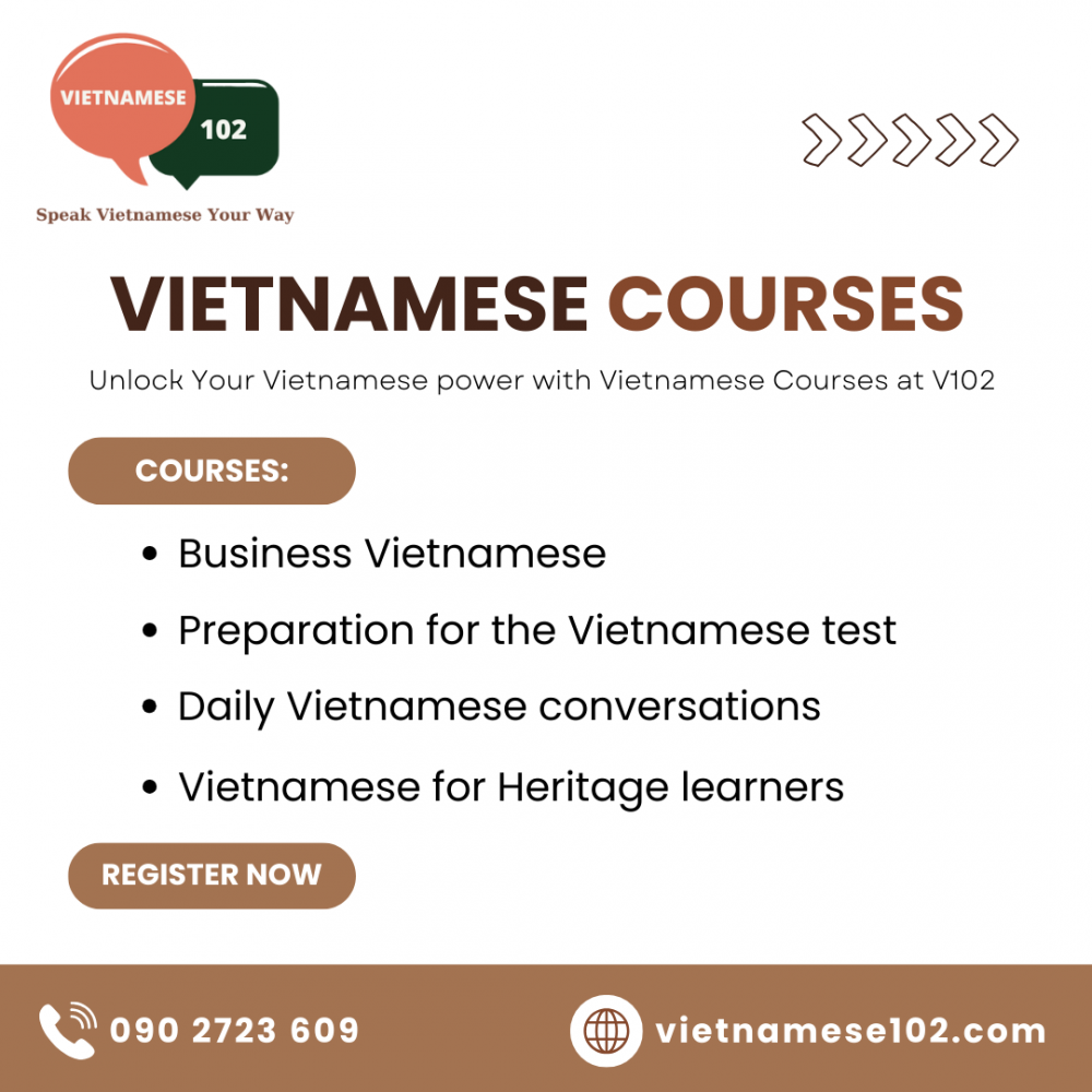 Step into a world of cultural richness and linguistic delight with Vietnamese 102!